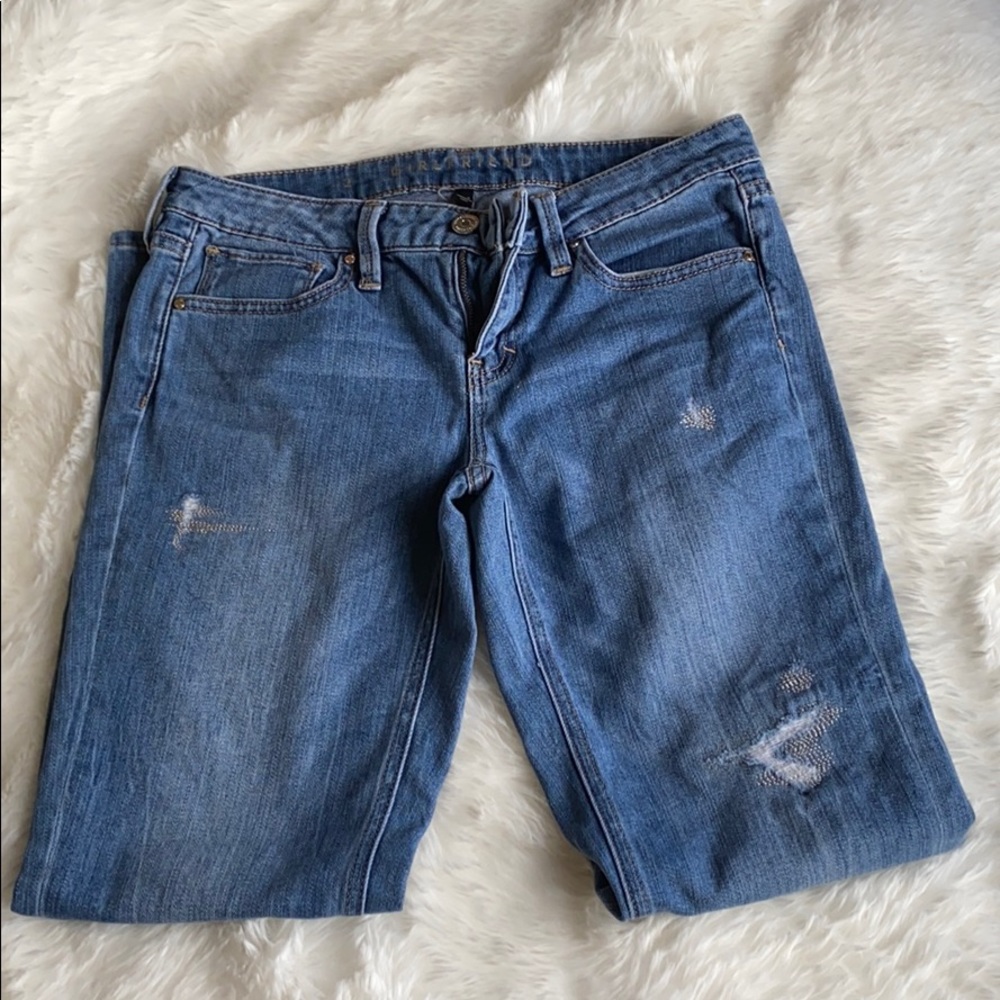 White house black market girlfriend  jeans